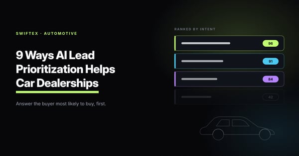 9 Ways AI Lead Prioritization Helps Car Dealerships